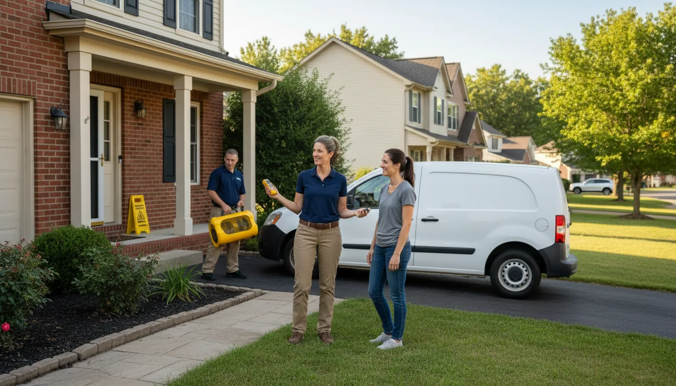 Residential water damage restoration in Ignacio, CO